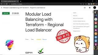 Modular Load Balancing with Terraform - Regional Load Balancer || [GSP191] || solution