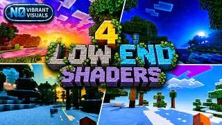 This 4 LOW END Shader Makes MCPE/BE Look REAL (No Lag + FPS Test)