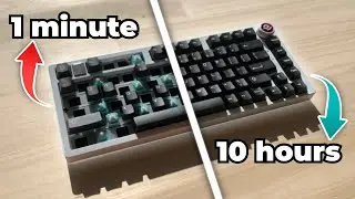 1 MINUTE vs 10 HOURS keyboard build||Leobog Hi75