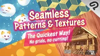 The Quickest Way to Make Seamless Patterns & Textures in Clip Studio Paint