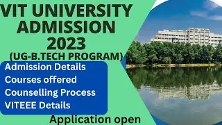 VITEEE 2023 | VIT university admission | How to apply