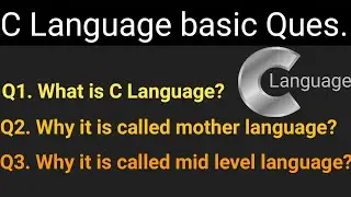 Introduction to C Language | What is C Language? | Why C is called mother Language | BCA |Lurn Today