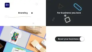 Premiere Pro Template: Digital Agency Opener + Free Font