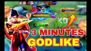 NATAN GAMEPLAY 3 MINUTES LEGENDARY | MOBILE LEGENDS