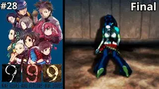 El ASESINO MISTERIOSO - 999: nine hours, nine persons, nine doors (nintendo ds) parte 28 Final Malo