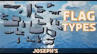 FLAG Types Cloth Animations (25 Types) | Unreal Engine Marketplace | Joseph's