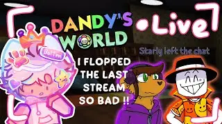 **LIVE** i messed up the last live stream... but lets play Dandy world / Roblox Dandy world