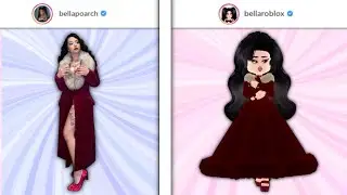 RE-CREATING BELLA POARCH'S INSTAGRAM PHOTOS IN ROYALE HIGH! | Roblox