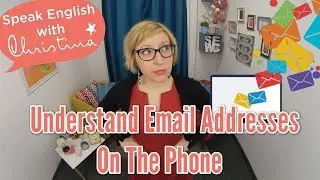 Understand Email Addresses on the Phone - Business English Lessons