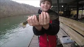 Dock Fishing on Lake Taneycomo
