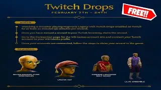 Hogwarts Legacy - How To Get EXCLUSIVE FREE Twitch Drop Rewards.