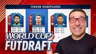 PRIMEIRO FUT DRAFT NO FIFA 18 WORLD CUP RUSSIA 2018