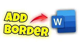 how to add border in word