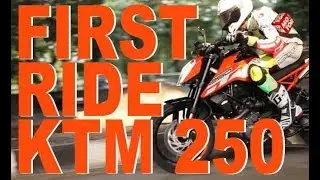 VIDEO FIRST RIDE KTM DUKE 250