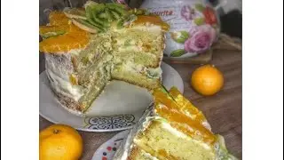 Tort meyvəli . / Фруктовый торт.