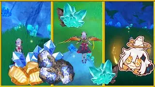 ¿Dónde encontrar CRISTALES? | Genshin Impact