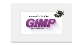 Zo maak je heel snel een 3D tekst effect met Gimp