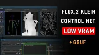 Flux 2 Klein Control Net ComfyUI Workflow (Pose + Depth + Line Art)