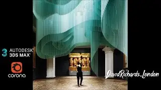 Form and Light study of Virtual Installation Exhibit .  3ds max, Corona Render, Photoshop, AE