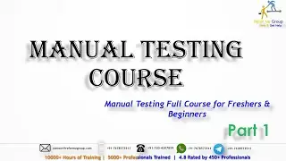 Manual Testing Course for Beginners & Freshers
