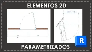 Elementos 2D para PUERTAS (PARAMETRIZADOS) en REVIT
