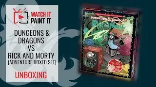 Dungeons & Dragons Vs Rick and Morty - Unboxing (Adventure Boxed Set)