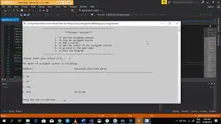 University Management System/ Course Management System(CMS) - C++ program. DSA project