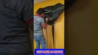 DeepCleen AC Service by We4U India #acservicing #foamjetservice #wetacservice #acservices