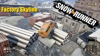 SnowRunner - Lake Kovd - Factory Skyline