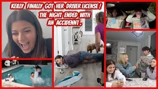 Keilly finally got her Driver License !The night ended  with an accident.VLOG