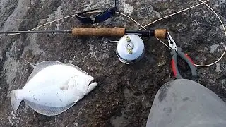 A Good Shot on the Rocks - SALTWATER FLY FISHING - Fluke / Summer Flounder