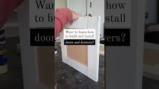 Learn the ins and outs of DIY doors and drawers #diyfurniture #diywoodworking #diydrawer #diycabinet