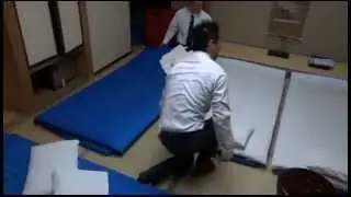Расстилание футона, Кофу, Рёкан, Япония