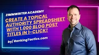 Create a Topical Authority Spreadsheet with 1,000 Blog Post Titles in 1-Click!