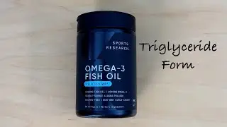 Omega 3 Triglyceride form by Sports Research #supplements #omega3
