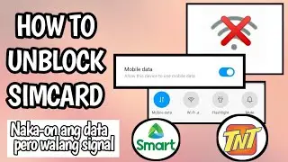 2020 UNBLOCK YOUR SIMCARD | BAKIT WALANG SIGNAL KAHIT NAKA ON ANG MOBILE DATA