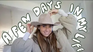A FEW DAYS IN MY LIFE | non-toxic detergent, changing my style + my favorite home improvement YET