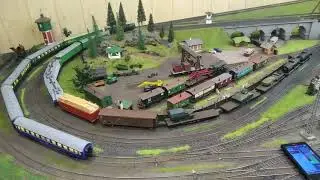 ТЭ3 и М62 с составами