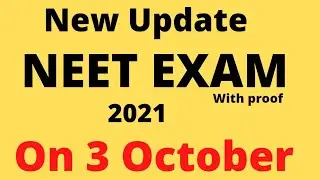 NEET 2021 exam date today | neet 2021 big official update by NTA | neet 2021 news today