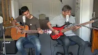 Down Let me down - Acoustic cover with my son Jaiwant