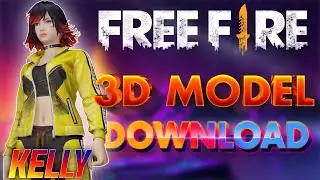 Kelly - Free Fire 3D Model - Download - Blender - OBJ