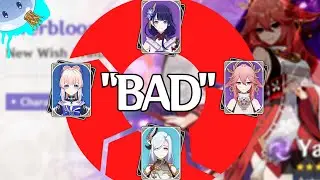 The Cycle of Hate with each new character in Genshin Impact