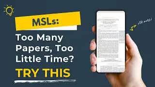 MSLs: Overwhelmed by the Scientific Literature? Drowning in papers? Try this! #medicalaffairs