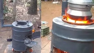 Treditional idea of smokeless wood stove with oil barrel /wood stove with drum#woodstove