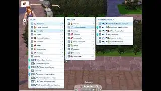 Pre alpha dropdown menu