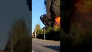 СЕГОДНЯ, 26 сентября, пожар на железной дороге в Псковской области РФ