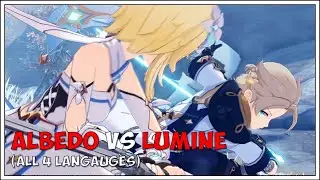 Albedo v Lumine | Genshin Impact | All 4 Langauges
