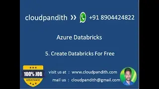 5. How to Create Databricks Community || Azure Databricks