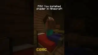 POV: You installed shader in Minecraft #shorts