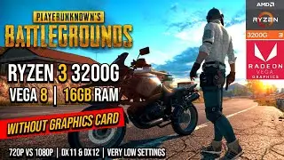 Can Ryzen 3 3200G Still Run PUBG in 2026? 😲 | Vega 8 + 16GB RAM (No GPU)